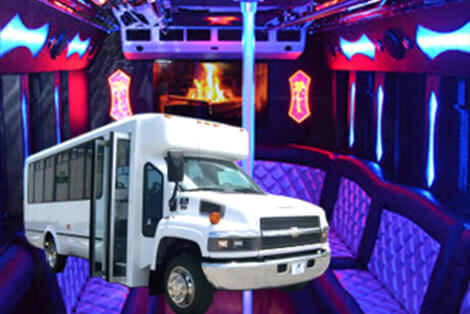 25 passenger party bus rental Peoria